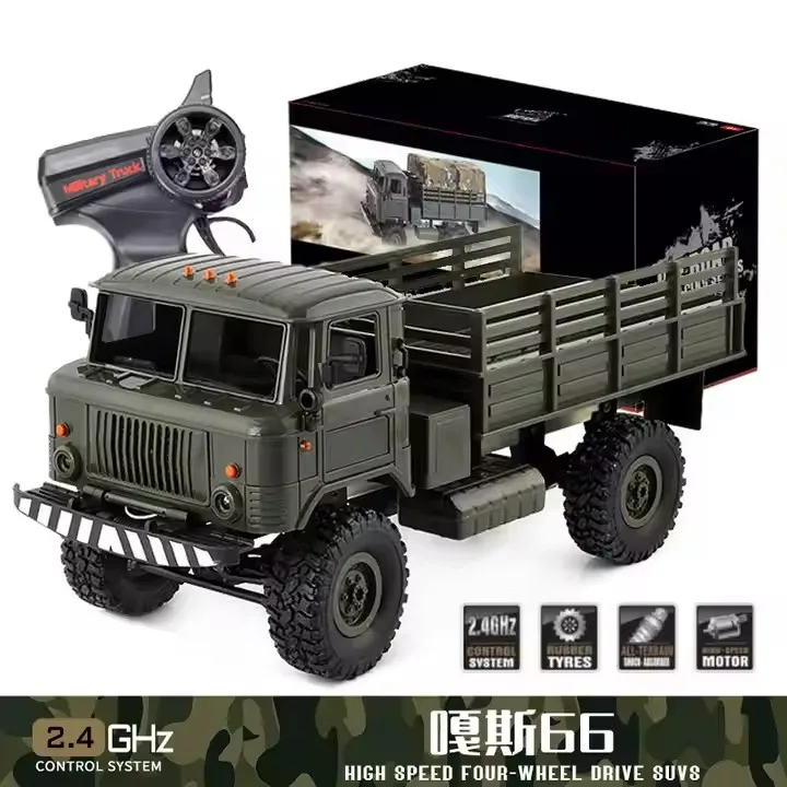 2 4 г 4WD 1:16 военный грузовик внедорожник Радиоуправляемый автомобиль с дистанционным управлением