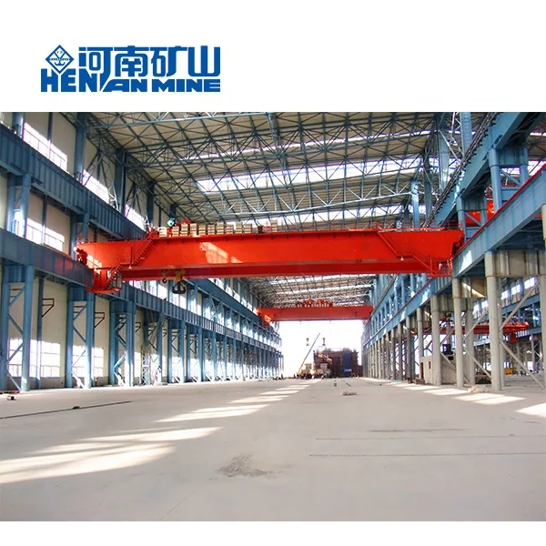 450/80 ton heavy duty QD double beam overhead crane for special cargo lifting