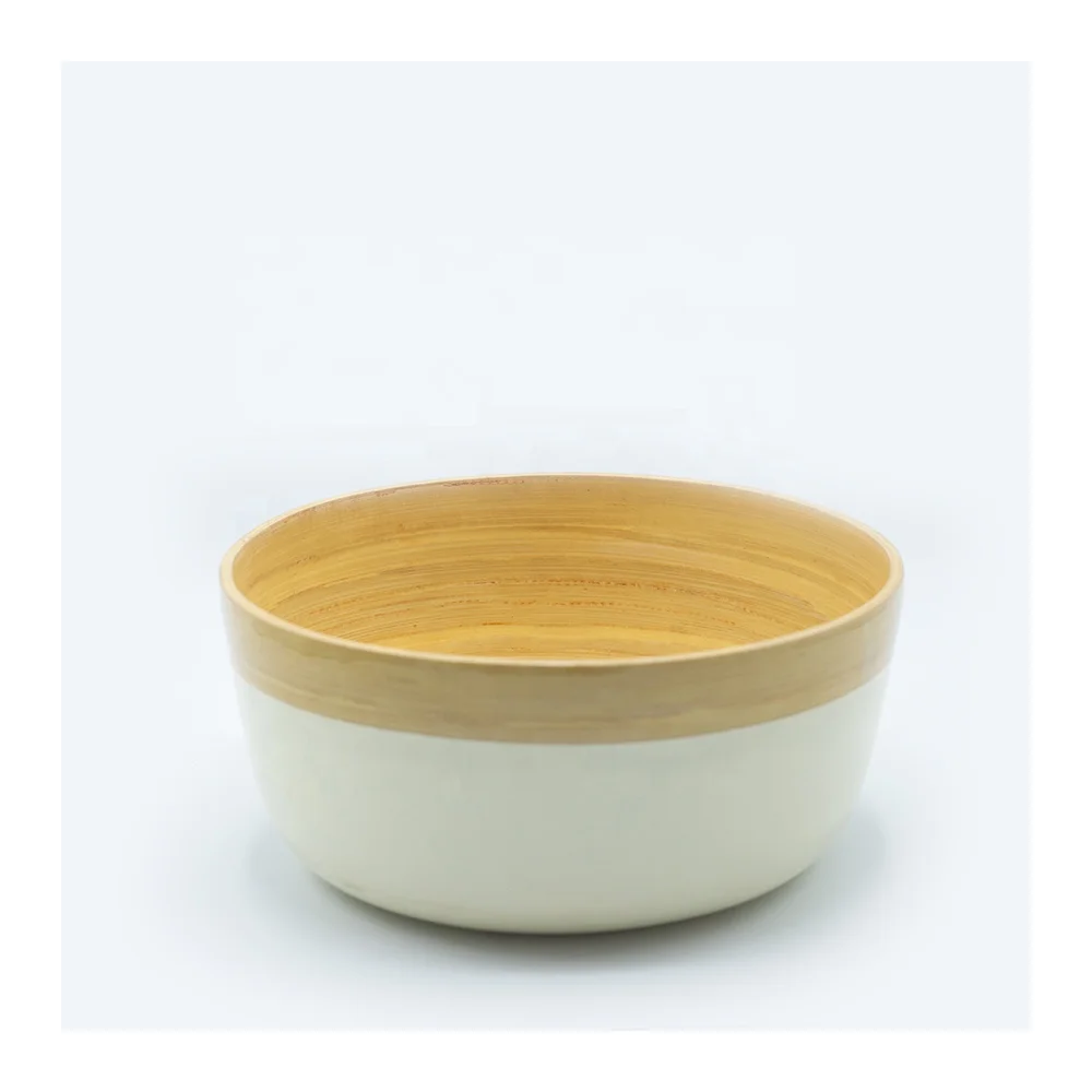 High Quality Eco Friendly Salad Bowl Bamboo Health Care Product Spun Bamboo Bowls/ Serving Bowls Dinnerware Set Kitchenware >10