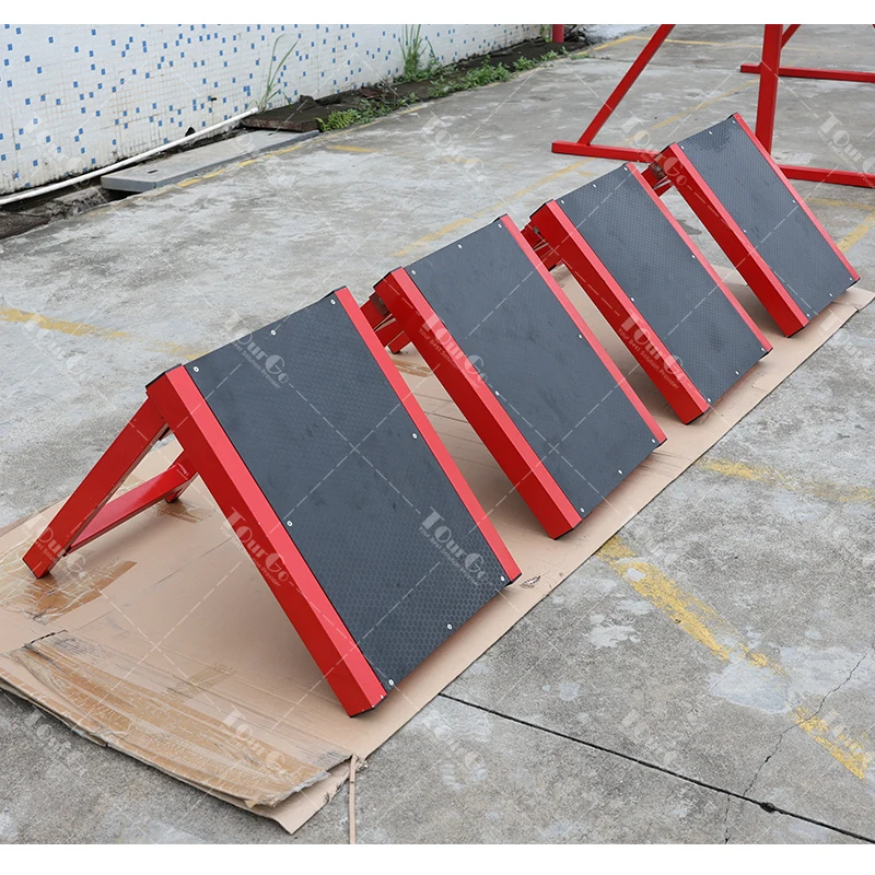 Gymnastics parkour equipment jumping obstacles ninja folding quad steps for Kids