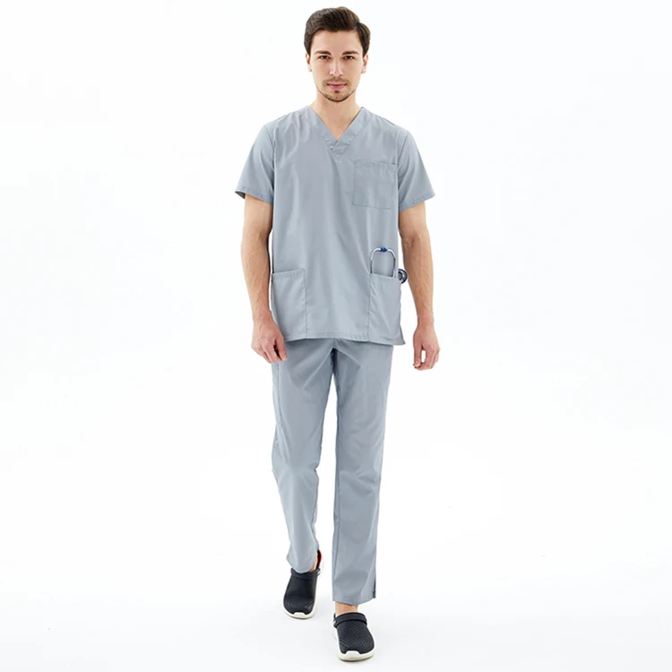 High Quality Navy Blue Nursing Uniform Private Label Med Couture Medical Uniforms Hospital Scrubs Nurse Uniform