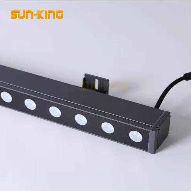 IP65 decorative bridge 220VAC 1000mm 4000K 3000K 24W 36W LED linear building wall washer