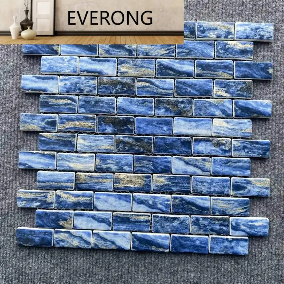 Foshan ev porcelain ceramic mosaic tile for wall or kitchen backsplash mosaic tile mural art pattern for wall decoration