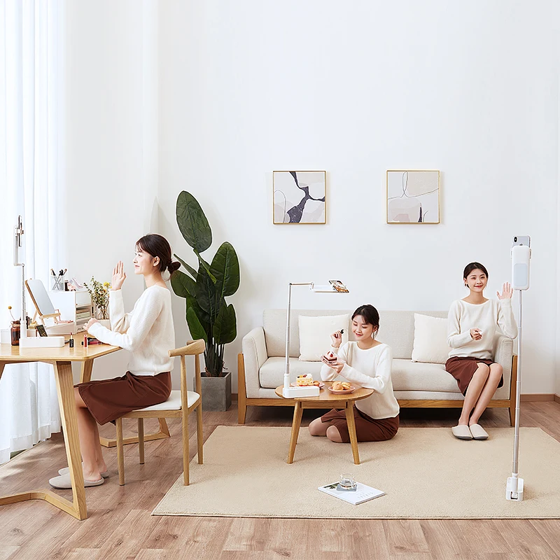 USAMS ZB209  Universal Mobile Phone Holder Desk Eye Protection Stand Lamp For Samsung Cell Phone