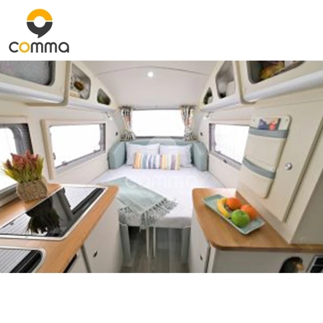 OTR легкий роскошный rv van camper Гибридный 11 ft караван для продажи