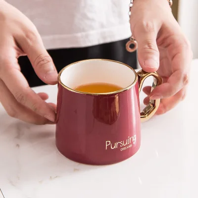  Нестандартная позолоченная керамическая кофейная чашка в европейском стиле креативный позолоченный чайник и набор для воды