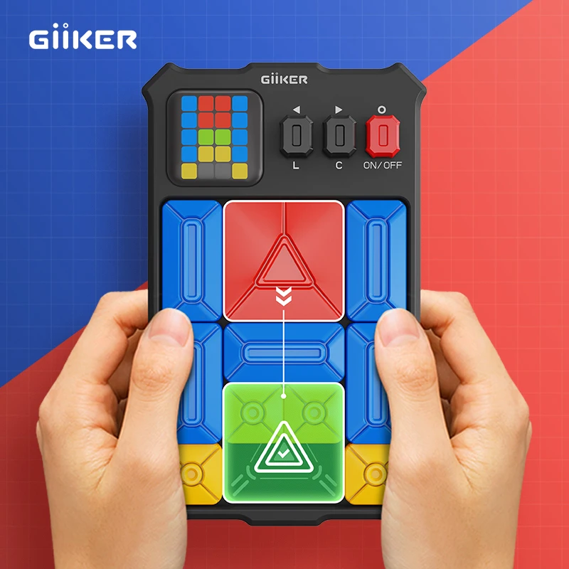 GiiKER супер слайд игры для мозга 500 + выровненные испытания головоломки интерактивные игрушки-фиджеты портативная игровая