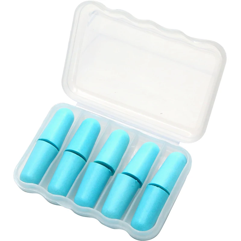 Wholesale Disposable  Sleeping 38dB CE Noise Reduction Hearing Protection Earplugs Foam Ear Plugs