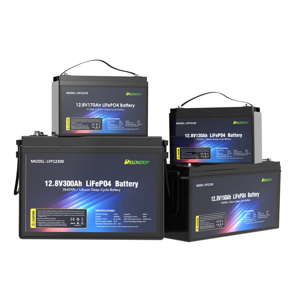 lithium ion batteries 12V 100ah 200ah 300ah AKKU Lifepo4 Lithium ion Battery Deep Cycle for Solar Systems 12 Volt Batteries