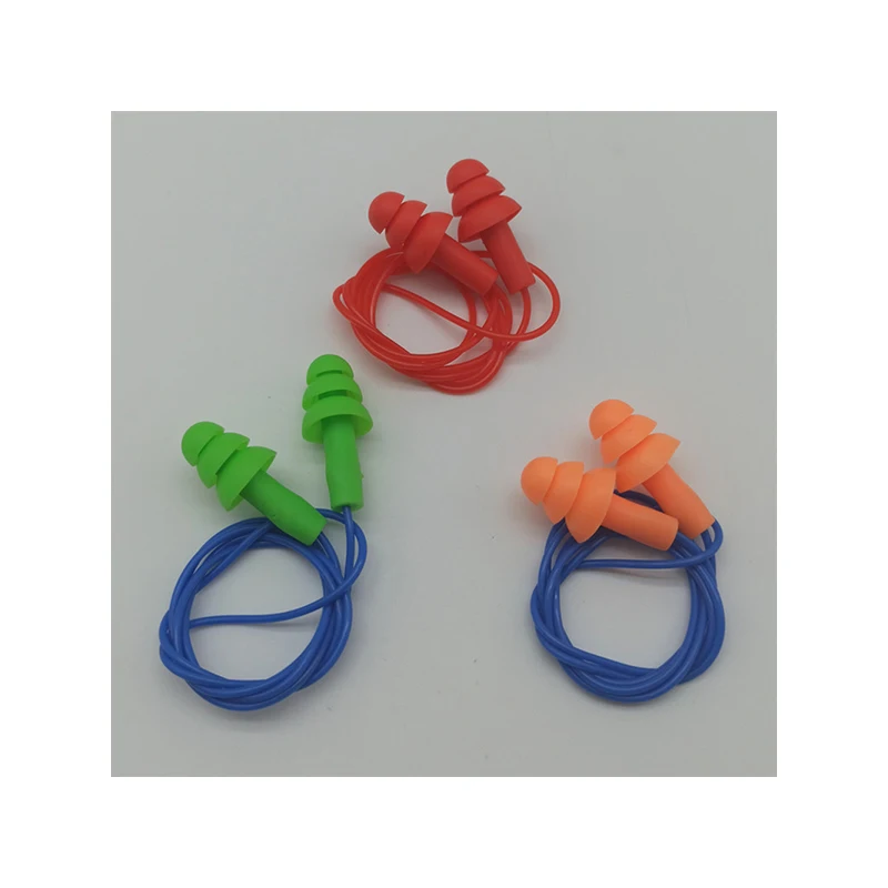 
Hot Promotion Christmas Tree Shape Reusable Safety Ear Plugs Swimming Silicone Ear Plug 