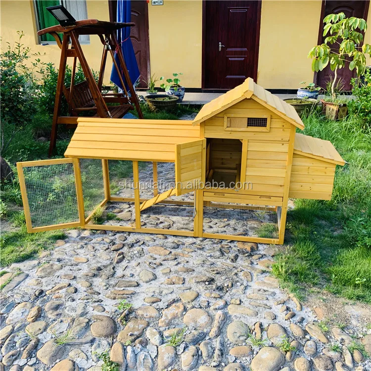 SDC001 Waterproof outdoor large wooden chicken coop chicken cages egg layer chicken coop for laying hens