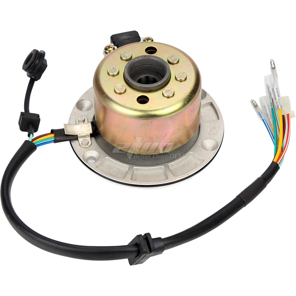 Rotor Magneto Coil Fydun Motor Kits Stator Rotor Magneto Coil Replacement Part Fit for ZongShen 150CC Oil-cooled Engine
