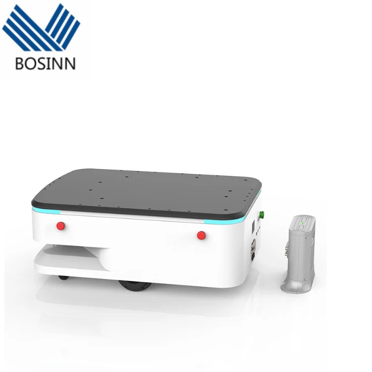 AGV Robot Warehouse Logistics LiDAR Automated Guided Vehicle Autonomous Mobile Robot ARM Payload Robot