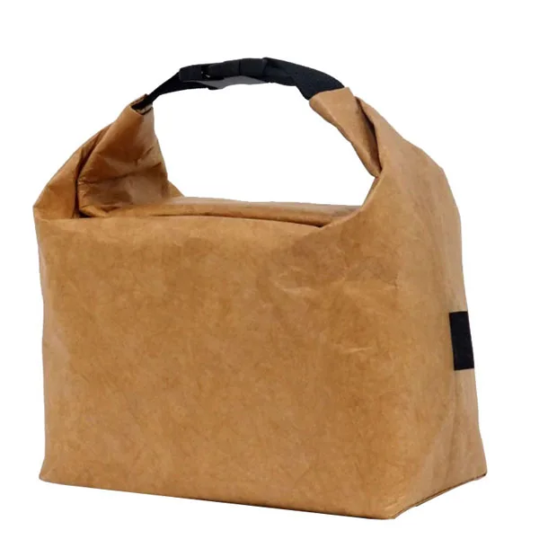 Dupont Tyvek Insulated Large Lunch Tote Bag  Reusable Thermal Food Container Durable and Leakproof Snack Bags Eco Lunch Box