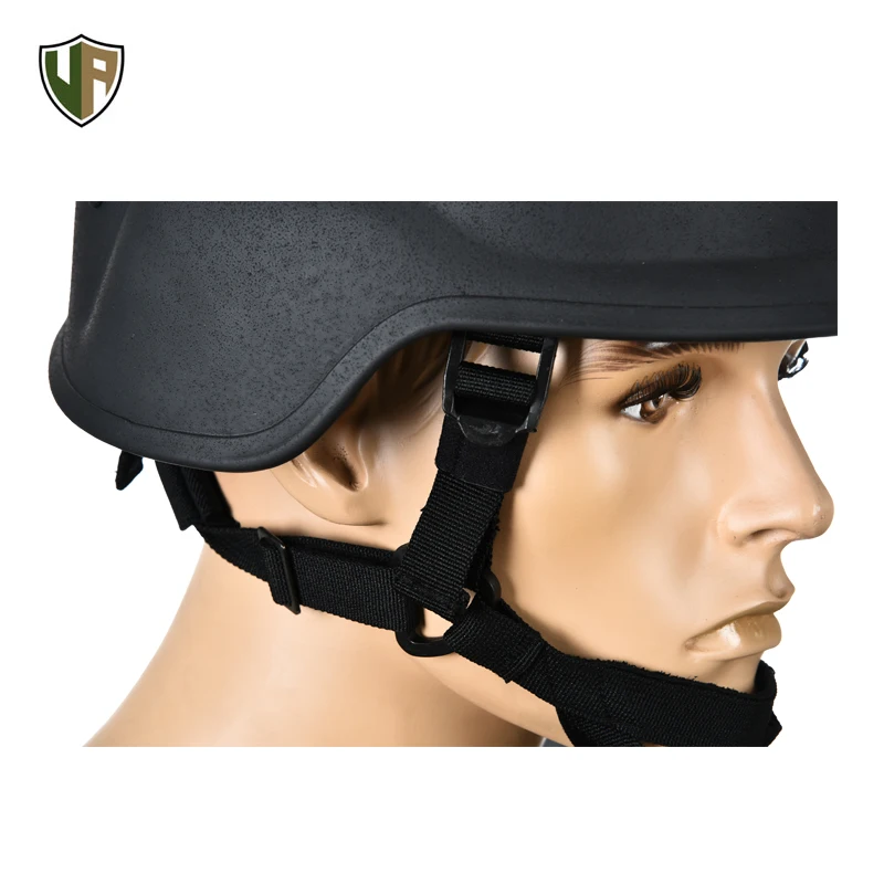  Multifunctional NIJ bullet proof face guard bulletproof helmet ballistic visor with low price