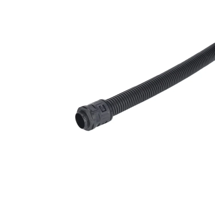 Black plastic double wall corrugated hdpe pipe supplier