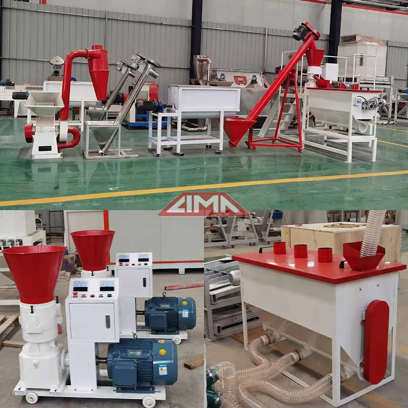 LIMA Farm Equipment Animal Feed Mixer Crusher Pelletizer Production Line Chicken Poultry Feed Pellet Processing Machinery Kenya