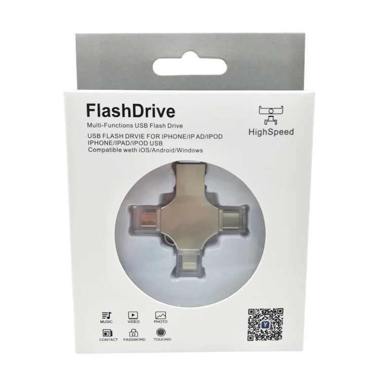  Лидер продаж Amazon 4 в 1 OTG Usb флеш-накопитель 3 0 Usb-накопитель для Mi Android apple smart mobile и