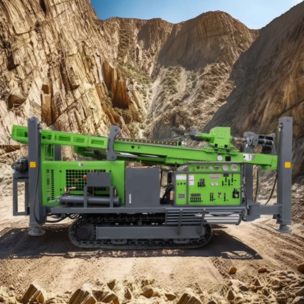 Diesel Water Well Drilling Rig Hydraulic Portable 350m Truck Mounted Borehole Machine Deep Water Drill Rig Sale Rotary Drilling