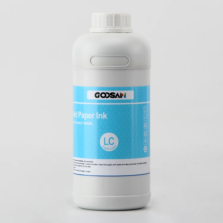 Premium Glossy Water Proof Pigment Art Paper Printing Ink For Epson L805 L3110 L15160 Printer