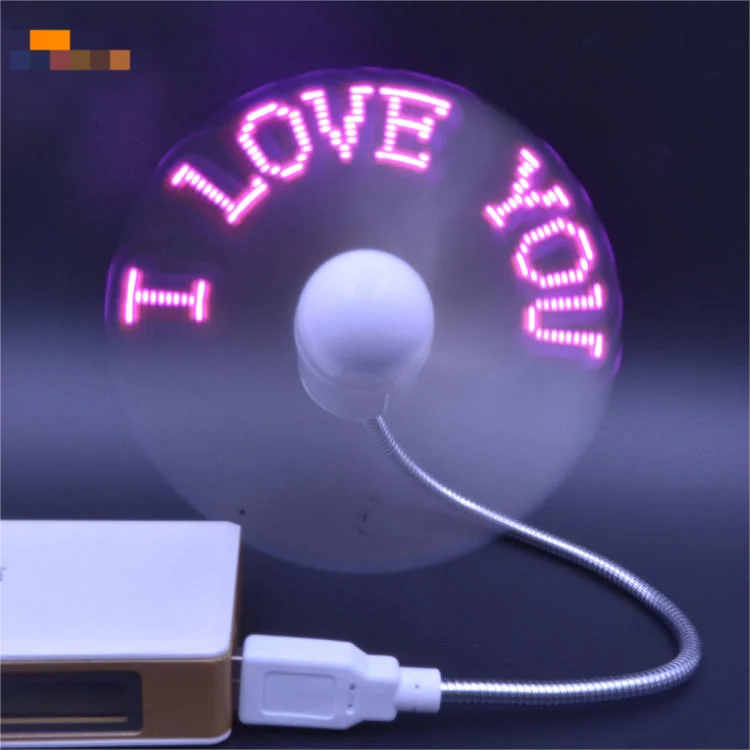 Usb Computer Fan Portable Mini Fan Custom Wholesale Small Fan With Light