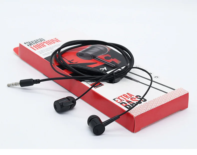 2024 Cheapest Wired Earphone With Microphone Subwoofer 3.5mm Wired Earphones Anc D21