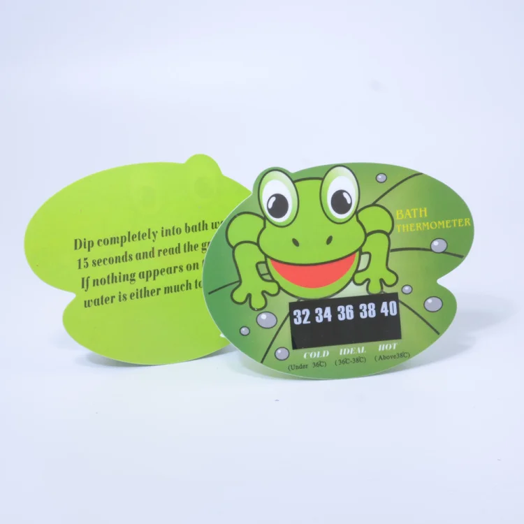 
Manufacturers Supply Baby Cartoon Shower LCD Waterproof Baby Bath Thermometer Card 