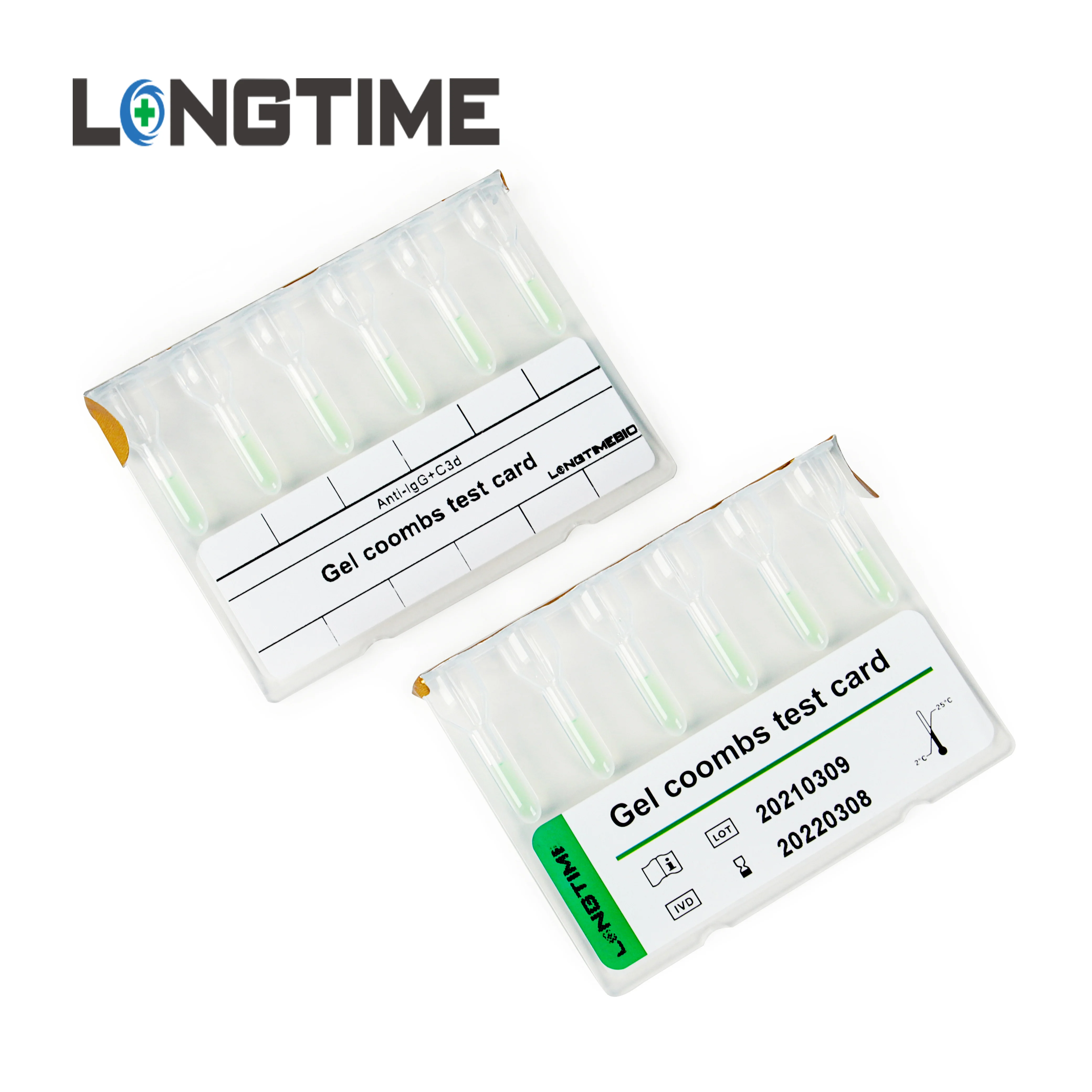 Longtime Factory direct sales ABO/RhD Blood Grouping Card for humans