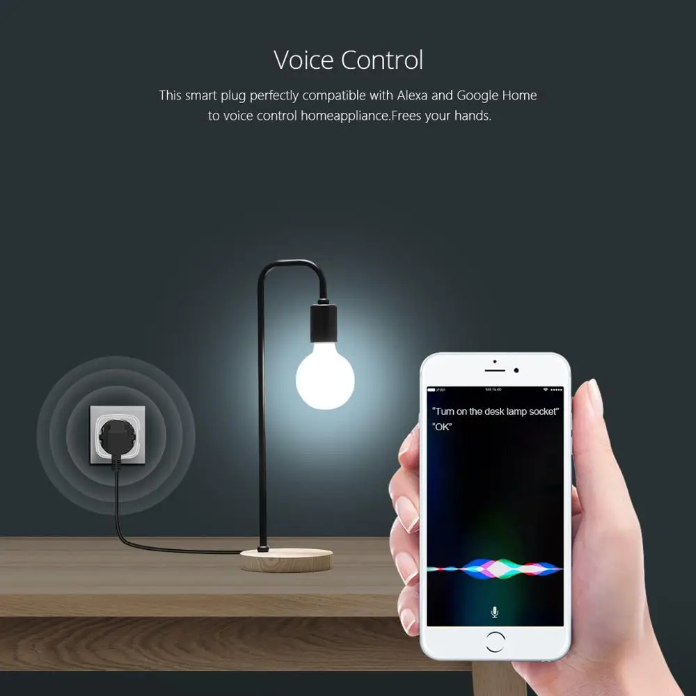 Беспроводная смарт-розетка 2 4G WIFI Homekit Siri IOS Apple совместимая розетка питания ЕС США 90-250 В в