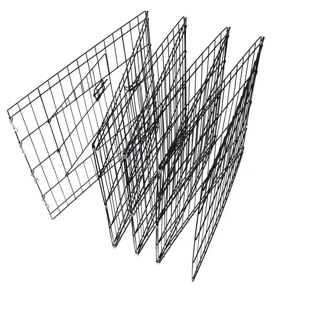 Heavy Duty Portable Folding Metal Pet Dog Exercise Fence Playpen With Locks