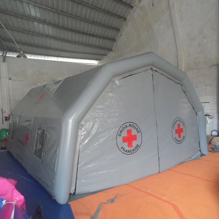 Durable commercial inflatable medical tent