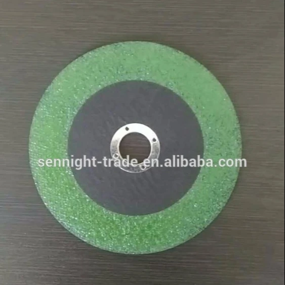 specification green abrasive cutting grinding wheel en12413