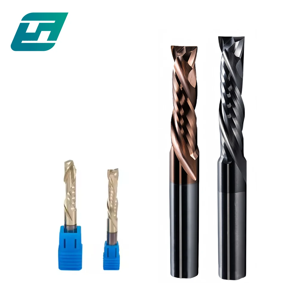 1/2*H30*L75 3 Flutes FST CNC Carbide Up Down End Milling Cutter Composite Compression End Mill For Woodworking