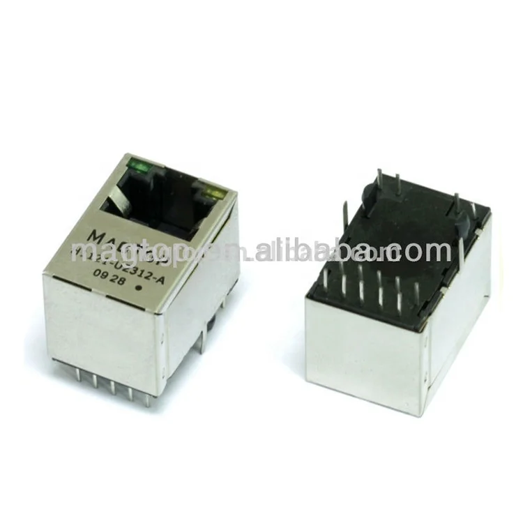  1x1 коннектор rj45 Power Over Ethernet ( PoE ) 10/100BASE-TX RJ45 с магнитным