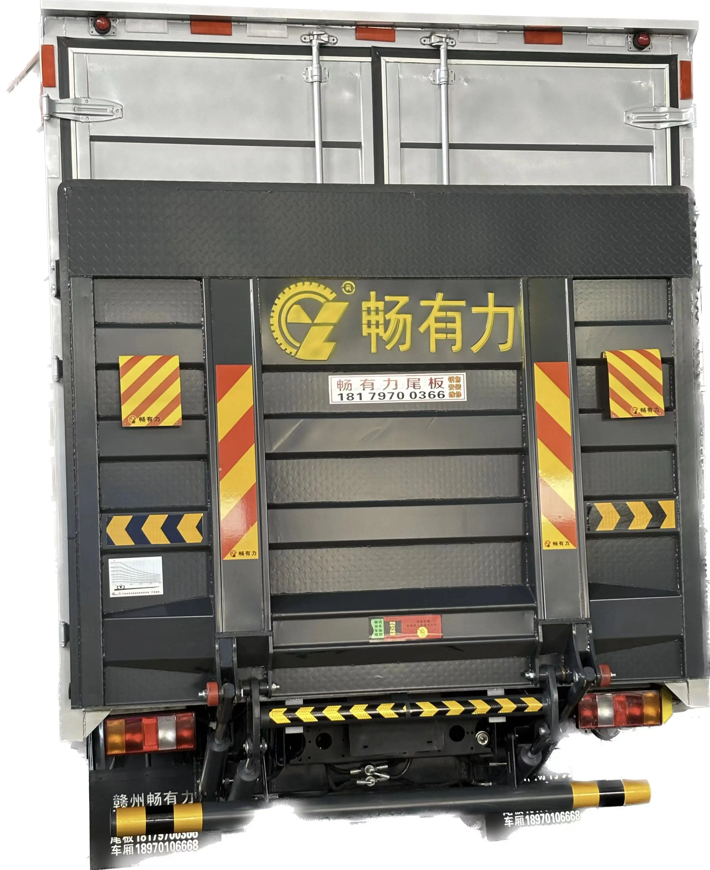 High Quality Steel Hydraulic Tail Lift Truck and Vans Iron Aluminum Vehicle Platform with Shacman Model Gate for Truck Vans