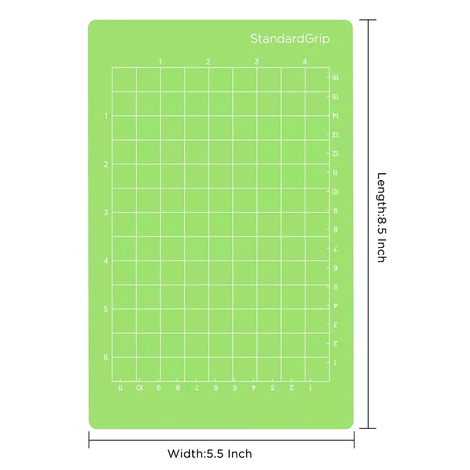 4.5*6.5 Grip Sticky Self Healing Vinyl Standard Craft Cutter Cutting Mat for Cricut Joy Machine Silhouette Cameo Cutting Plotter