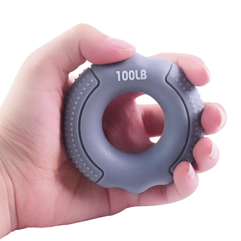 
Silicone hand grip forearm hand carpal expander muscle power training finger exerciser 