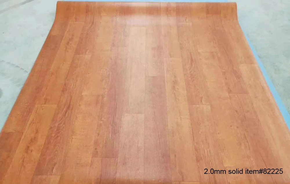 
wood grain vinyl roll school waterproof solid PVC flooring whosale vinyl flooring roll 