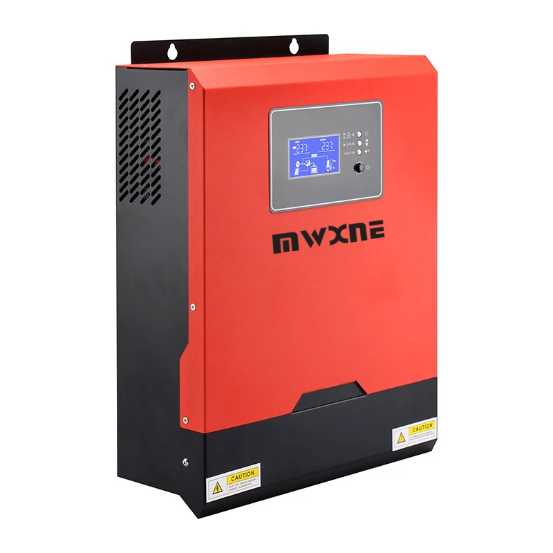 High Quality 24vdc 220vac Off Grid 1kw 2kw 3kw 5kw Pure Sine Wave Hybrid Solar Inverter With Mppt Controller