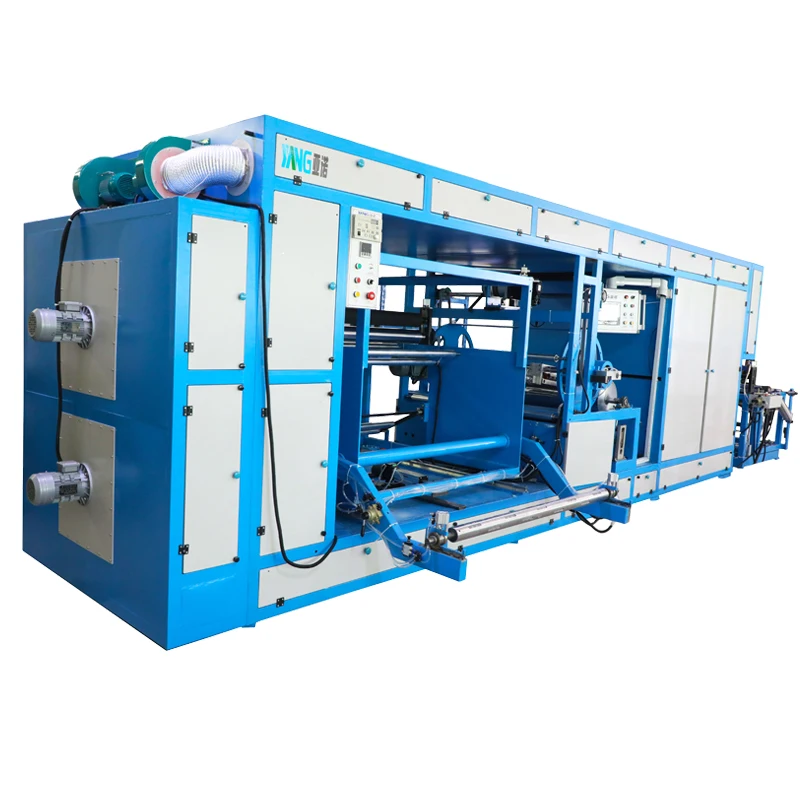 Полностью автоматическая рулон-н-ролл монохромной печати машина для нетканых Шелковый роликовая машина для трафаретной печати