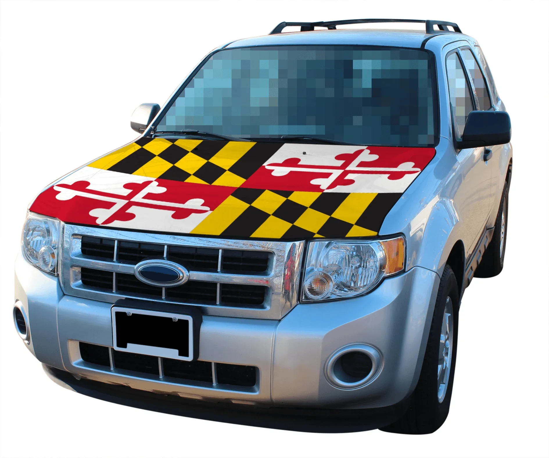Country Flag Car Hood Flag National Printed Spandex Polyester Car Engine Hood Cover