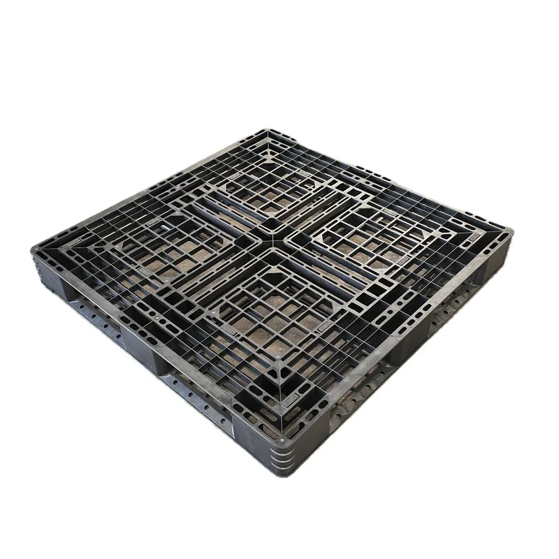 1100*1100*140MM Cheap Price Solid Deck Recyclable HDPE Plastic Pallet For Sale From China Factory