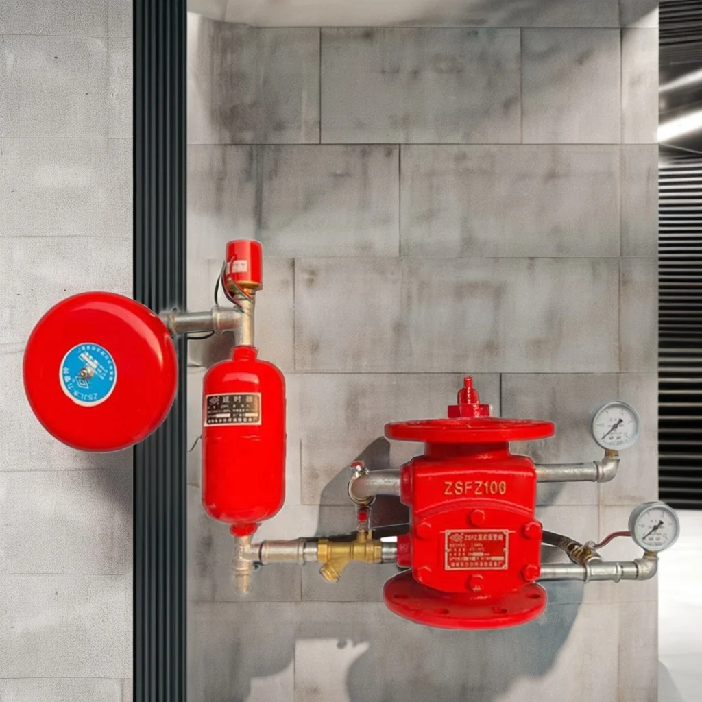 High Quality 1.6Mpa Ductile Iron SCBA Special Fire Fighting Alarm Valve
