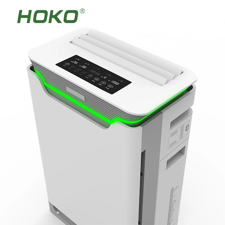 Smart Commercial Home Room Big Area Air Cleaner UV H13 Hepa 13 Filter Air Washers Humidifiers And Air Purifier With UVC