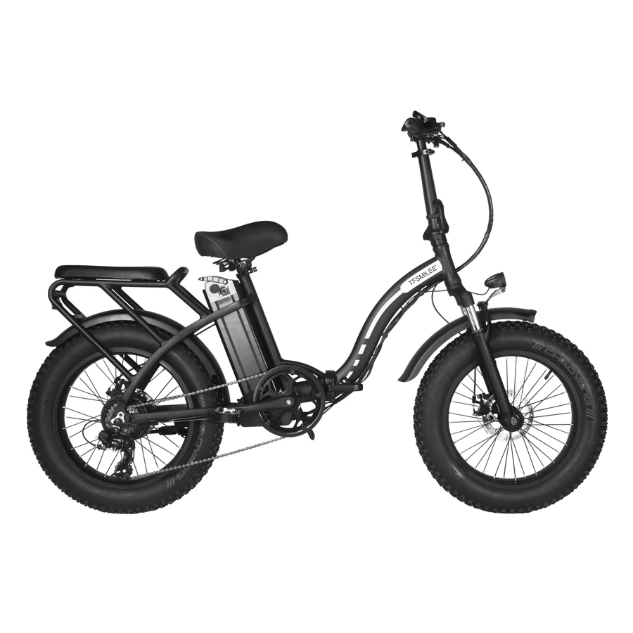Foldable Electric Bicycle E11 36V Lithium Battery Integrated Rear Hub Motor Aluminum Alloy Frame 7 Speed Disc Electric Bike