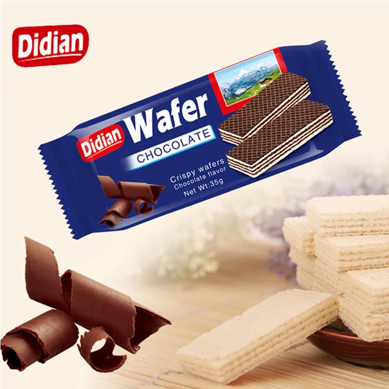Новый продукт, вафельные печенья, Oem, вафли с шоколадным вкусом