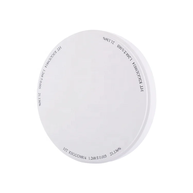 dental ceramic block Multilayer zirconia block for Anterior Teeth Dental Zirconia Blank White Color and Zirconia Material