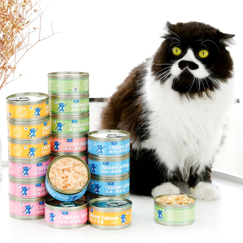 Healthy Natural Tuna + Chicken/Tuna + Beef/Tuna + Shrimp Wet Cat Food Canned