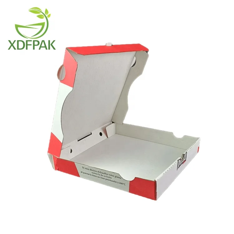 Corrugated paper packaging pizza carton Pizza box customization Baking packaging clamshell blank box takeaway packaging box