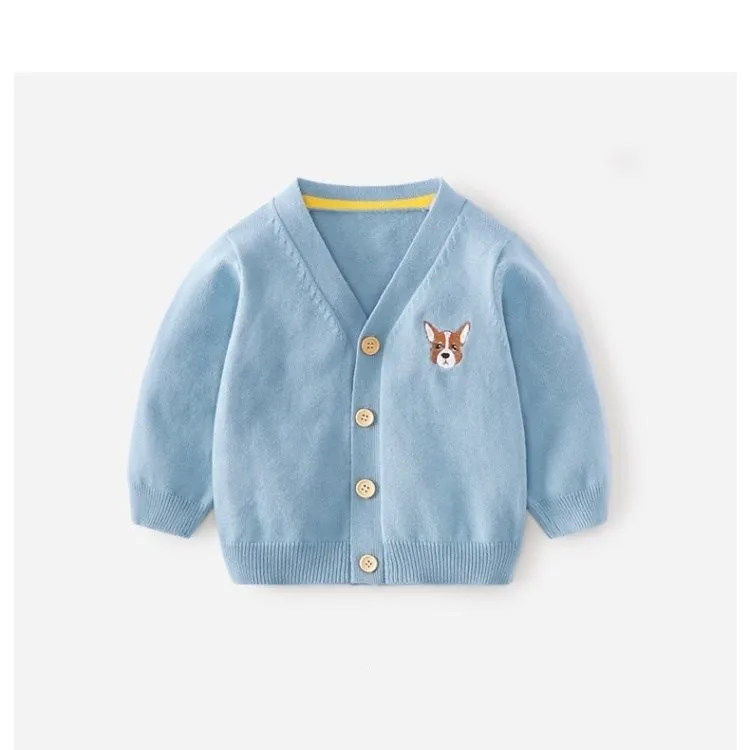 
2-9 years boys children knit cardigan colors customized kids knitted sweater 